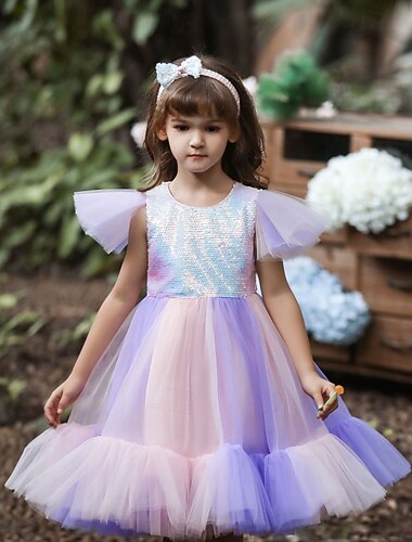  フラワーガールドレス 女の子 フォーマルドレス 結婚式の服装 パーティー 結婚式 フォーマル ファッション プリンセス 美しい メッシュ ノースリーブ クルーネック ホワイト ピンク 4年以上