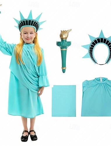 klänningar cosplay barn unisex halloween karneval självständighetsdagen / fjärde juli fest föreställning klädsel