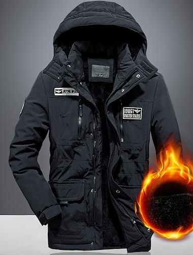  Homens Jaqueta militar tático Casaco de inverno Jaqueta de lã para caminhada Fleece Inverno Outono Ao ar livre Térmico / Quente A Prova de Vento Secagem Rápida Leve Jaqueta de Inverno Casaco Blusas