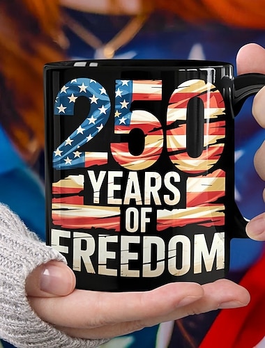  Verenigde Staten 250e Verjaardag Mok Patriottisch Geschenk Semiquincentennial Keramische Koffiemok 1776-2026 Onafhankelijkheidsdag 4 juli Geschenk voor Mannen Vrouwen Magnetron- en