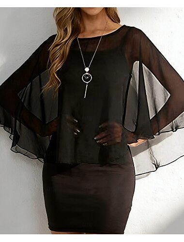  Bolero Moeder Wraps Bruids Wraps Wraps voor bruiloftsgasten Cape Elegant Dames Formele Stijl Mouwloos Chiffon Bruiloftsomslagen Met Pure Kleur Voor Dagelijks Zomer