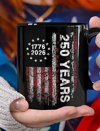  Verenigde Staten 250e Verjaardag Mok Patriottisch Geschenk Semiquincentennial Keramische Koffiemok 1776-2026 Onafhankelijkheidsdag 4 juli Geschenk voor Mannen Vrouwen Magnetron- en