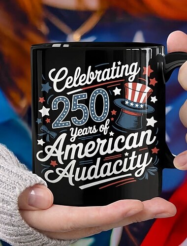  Mok ter ere van het 250-jarig bestaan van de Verenigde Staten, patriottisch cadeau, keramische koffiemok ter gelegenheid van het 250-jarig jubileum, 1776-2026 Amerika 250, cadeau voor