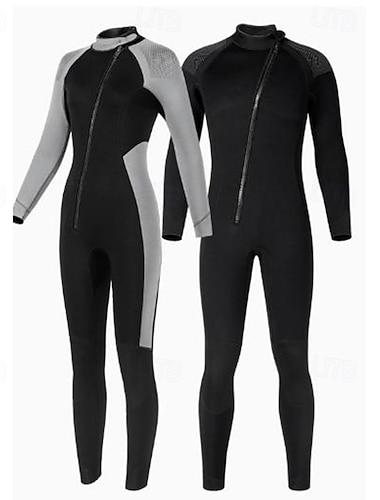  Naisten Sukelluspuku 3 mm neopreen märkäpuku Lämpöpuku koko vartalolle Yhtenäinen Lämpö Sakeutettu UV-suojaava Pitkähihainen Uima-asut Uimapuku Lainelautailu Sukellus Snorklaus Kevät