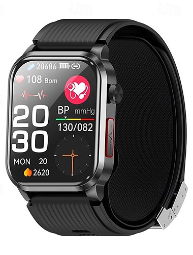  P300 pro Smartklokke 1.1 tommers Smartklokke Skritteller Samtalepåminnelse Aktivitetsmonitor Kompatibel med Smarttelefon Herre GPS Lang ventetid Håndfri bruk IP 67 44mm urkasse