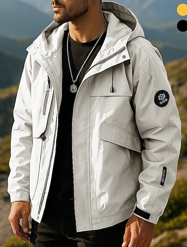  Homens Jaqueta Corta-Vento Jaqueta Softshell Ao ar livre Prova-de-Água A Prova de Vento Roupas de caminhada Roupas de caminhada Primavera Outono Blusas Campismo / Escursão / Espeleologismo Corrida