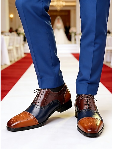  Herresko i kunstskinn med snøring, perfekt for brudgommen og forloverne i bryllup