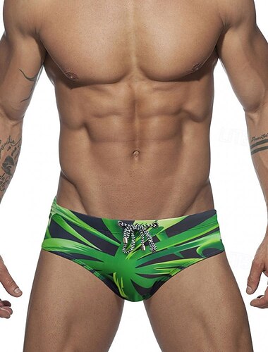  Herren Standard Badeshorts Badehose Badehosen Bedruckt Kordelzug Schnelltrocknend Elastisch Atmungsaktiv Ärmellos Unterteile Surfen Wassersport Schwimmen Sommer