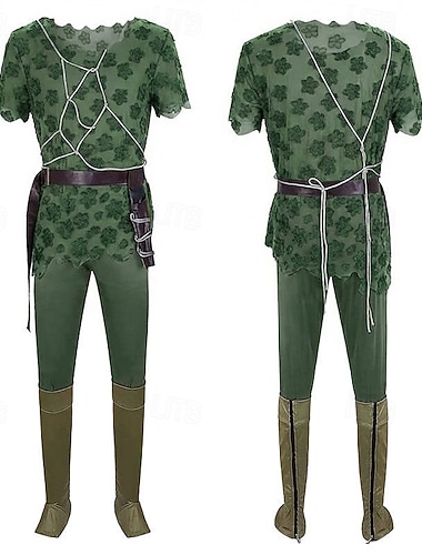  Sprookje Peter Pan Voor heren Dames Jongens Kinderen Volwassenen Carnaval Maskerade