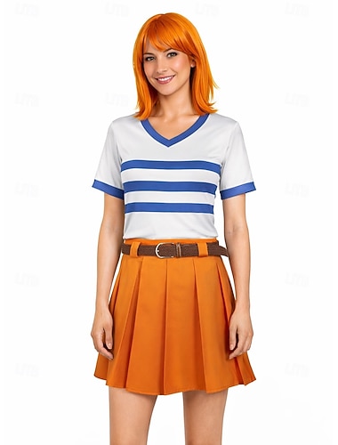  Óceáni kalandor Szalmakalapos kalóz Navigator Szerepjáték Jelmezek Felszerelések Anime Szerepjáték for Női Felnőttek Mindszentek napja Farsang Parti Teljesítmény