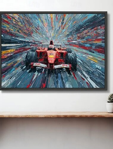  Pintura al óleo hecha a mano, lienzo, arte de pared, decoración, kart para decoración del hogar, pintura enrollada sin marco y sin estirar