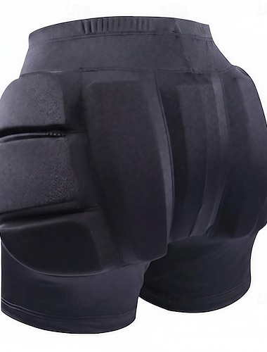  Verneshorts / Paddet kompresjonsshorts til Ski & Snowboard / Skøyting Alle Vand resistent / Vern Elastan Spandex Svart / Blæk Blå