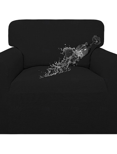  100 % wasserdichter Stuhl- und Sofabezug, doppelt wasserdichter Sofabezug, dehnbarer Jacquard-Sofabezug, auslaufsicherer Möbelschutz für Kinder, Haustiere, Hunde und Katzen