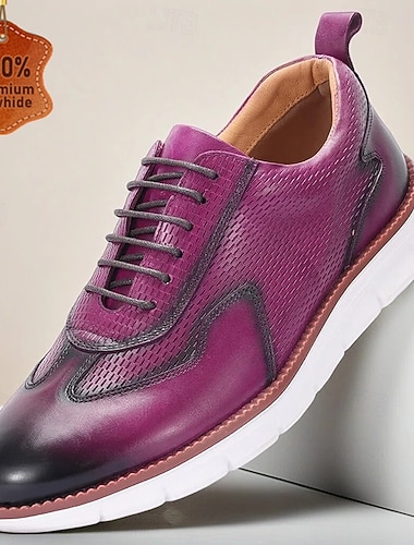  Miesten aidosta nahasta valmistetut muodikkaat violetit pukukengät, ainutlaatuinen muotoilu häihin ja erityistilaisuuksiin