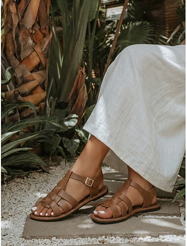  sandali gladiatore piatti dorati da donna – calzature estive con cinturini per uscite casual in spiaggia e stile vacanziero