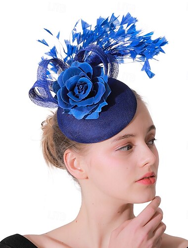  Derby Copricapo Cappello Fascinator affascinante Gentildonna Floreale Costume Per donna Mascherata Tè Ascot Festival delle corse di cavalli Adulti Copricapo