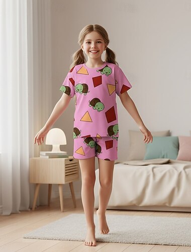  韓国アイドルにインスパイアされた ポップスター Ｔシャツ(21) ショーツ パジャマ バーチャルアイドル for 男の子 子供用 ハロウィーン カーニバル 性能 コミックコン アニメエキスポ