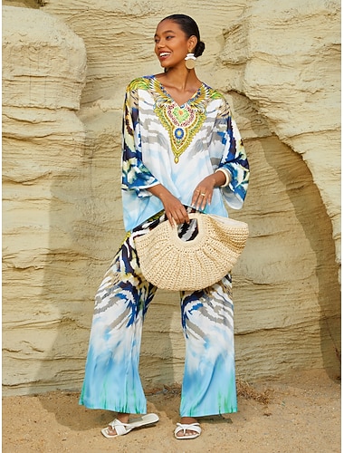  gradert tiger silkemyk sateng ferietopp