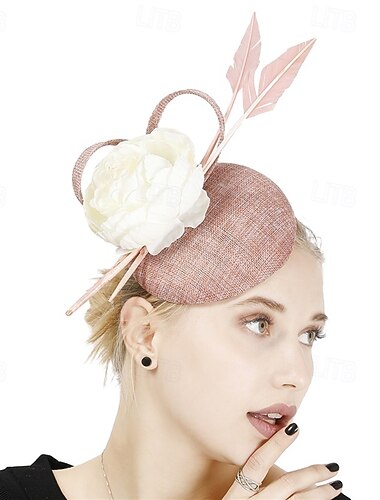  כובע פאשינאטור מרתקת אַצִילָה תחפושות בגדי ריקוד נשים נשף מסכות מסיבת תה Ascot פסטיבל מרוצי סוסים מבוגרים כובע כל העונות