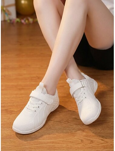  Baskets de danse pour filles et jeunes filles avec fermeture velcro - chaussures de danse sportives confortables pour enfants, idéales pour la pratique et l'entraînement.