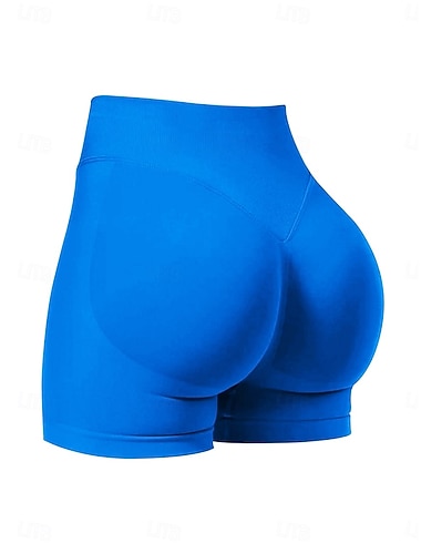  Dámské Kraťasy Letní šortky Módní Šik ven Základní Krátký Vysoký pas Bez vzoru Elastický pas Prodyšnost Pohodlné Lehce elastické Denní Posilovna Běh Tmavě šedá Bordó Modrá Sytě červená Léto Jaro Běžný