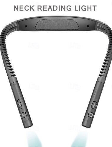  Flexible LED-Leselampe mit flexiblem Hals, 3 Farben, 5 Helligkeitsstufen, USB-aufladbar, langlebig