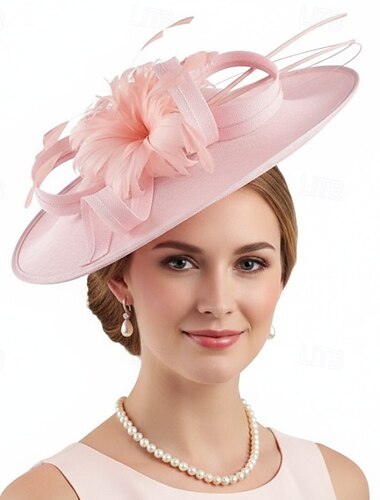  Elegante Vintage Retrò Vintage Cappello Cappello da chiesa Cappello Kentucky Derby Gentildonna Nobildonna Costume Per donna Mascherata Derby Tè Ascot Adulti Cappello Tutte le stagioni