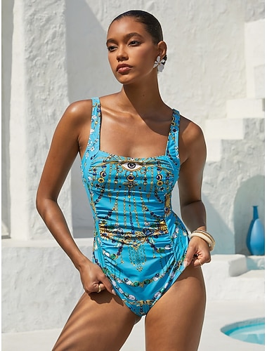  Vintage-Schmuck, einteiliger Badeanzug für den Urlaub