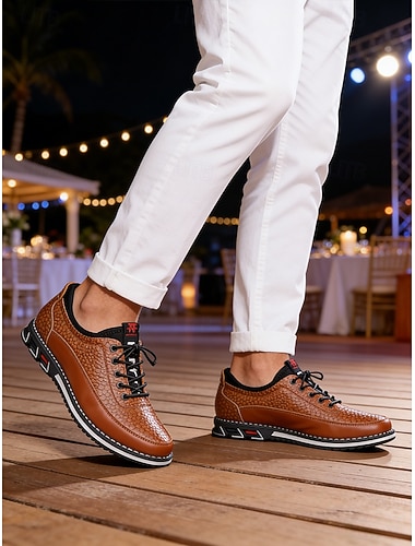  Herresko i hverdagsstil, stilige og komfortable, perfekte for kvelder på feriestedet og semi-formelle anledninger