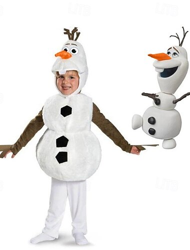  Sněhová královna Mrazivý Olaf Téma Party Kostým cosplay for Chlapecké Dívčí Dětské Vánoce Karneval Plesová maškaráda
