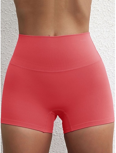  Dámské Kraťasy Letní šortky Legíny Módní Šik ven Základní Krátký Vysoký pas Bez vzoru Elastický pas Prodyšnost Pohodlné Vysoká pružnost Denní Dovolená ulice Vodní modrá Černá Bílá Rubínově červená