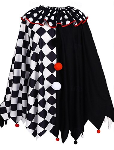  Karnevaali puku 2026 Viitta Hieno puku Pelle sirkus Cosplay Aikuisten Sukupuolineutraali Halloween Juhla Pukeudu