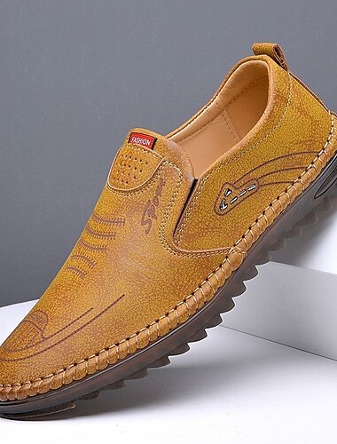  Herresko i kunstskinn, komfortable og allsidige, ideelle for avslappede utflukter eller kvelder på feriestedet.