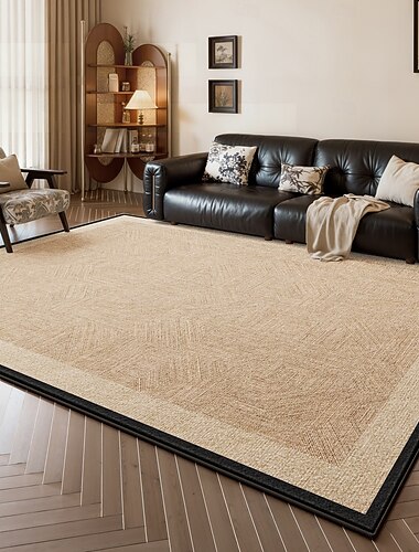  slitesterkt teppe i vintagestil stueteppe antikk estetisk soverom sofamatte stor flate vaskbar lett å rengjøre