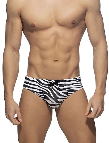  Miesten Uimashortsit Uimahousut Brief-uimahousut Seepranraidat Kurenauha Nopea kuivuminen Venyvä Hengittävä Uima-asut Alaosat Lainelautailu Vesiurheilu Uinti Kesä