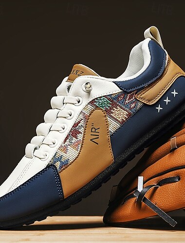  Baskets décontractées pour hommes en similicuir, confort et style haut de gamme, parfaites pour un usage quotidien