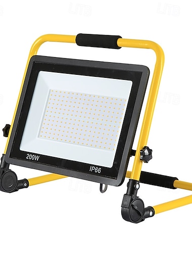  LED-työvalo kannettava työvalo johdolla, IP66 vedenpitävä tulvavalo ulkokäyttöön sisä- ja työmaa-työmaalle, autotalli, rakennustyömaan valaistus, lahjat miehelle
