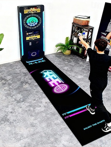  Dart-Übungsmatte, leicht zu reinigen, rutschfest, strapazierfähig und fleckenabweisend, für Spielhallen, Indoor-Wettkämpfe