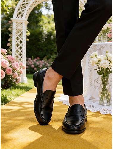  Мужские черные кроссовки из натуральной кожи, модные свадебные туфли для женихов и торжественных случаев.