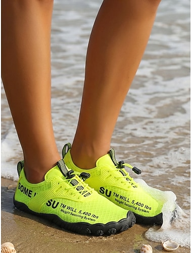  Dameswaterschoenen voor buiten met antislipzool - sportieve, sneldrogende waterschoenen voor dames, lichtgewicht wandelschoenen &Waterschoenen voor strand, rivier, kajakken en zwemmen &zomeravonturen