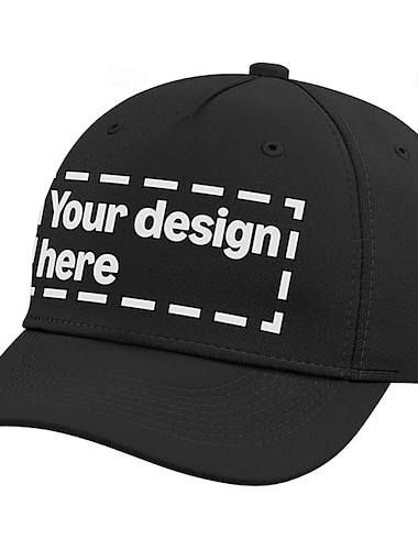  Casquette de baseball personnalisée avec logo, texte et photo imprimés, pour hommes et femmes, casquette trucker à fermeture snapback ajustable, créez votre propre casquette de papa