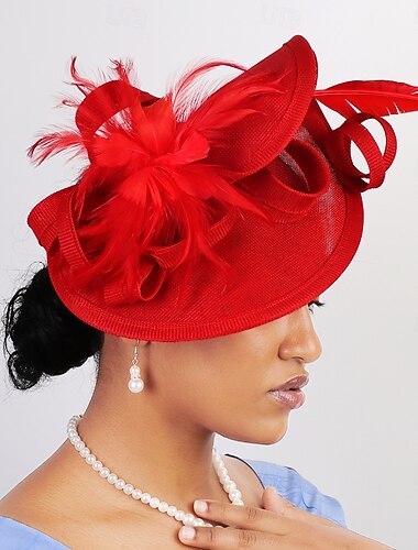  Copricapo affascinante Gentildonna Costume Per donna Mascherata Tè Ascot Festival delle corse di cavalli Adulti Copricapo