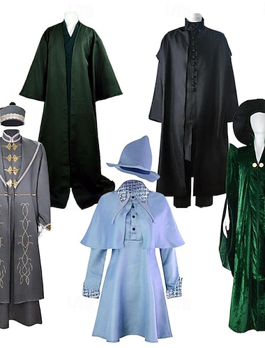  Troldmand Dragter Herre Dame Voksne Karneval Maskerade