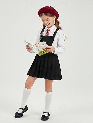  Garota Gênio Traje Cosplay Roupa Casual Uniformes Escolares for Unisexo Crianças Adulto Dia Das Bruxas Carnaval Carnaval dia das Bruxas Escola desgaste