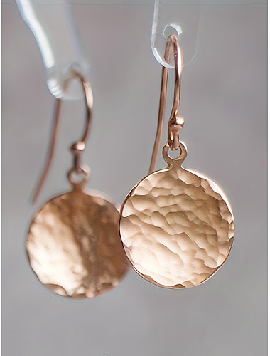  Boheemse oorbellen voor dames met gehamerde schijfjes, lichtgewicht oorbellen van legering, veelkleurige vintage chique sieraden voor vrouwen, perfect voor dagelijkse casual kleding, vakantie, strand en feestjes.