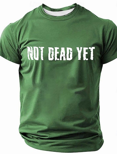  Herren Lustiger Slang T Shirt Kurzarm T-Shirt 3D-Druck Rundhalsausschnitt Hemd Mode Täglich Täglich Straße Blau Hellblau Schwarz Sommer Frühling Bekleidung S M L XL XXL XXXL