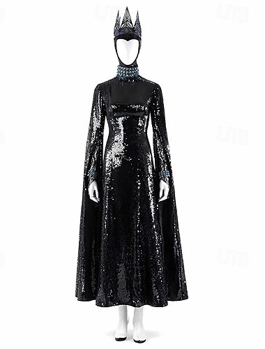  Neve e i sette amici Veleno La regina cattiva Vestito Costume Cosplay del film Costume di Carnevale Travestirsi for Per donna Adulti Halloween Carnevale Feste Performance