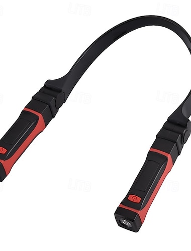  Arbeidslys avtakbart nakkelys oppladbart, LED-arbeidslys med magnetisk base, håndfritt mekanisk lys, rundt halsen