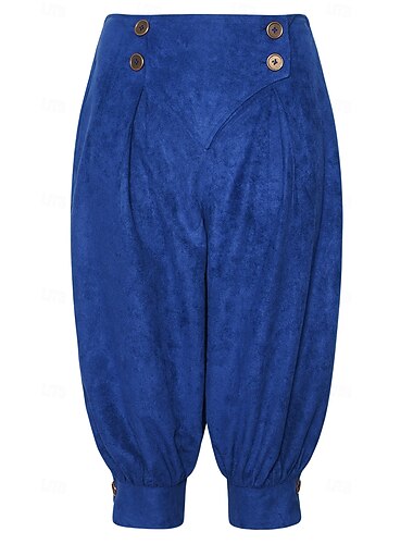  Middeleeuws Renaissance Piraten broek Piraat Viking Kostuum Dames Viking Piraat Halloween Carnaval Prestatie LARP Ren Faire Volwassenen Broeken