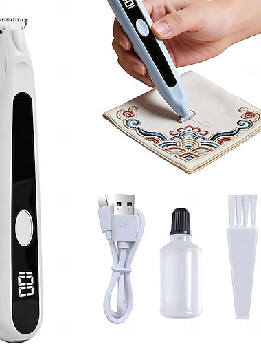  Removedor de linha elétrico, descosturador para projetos de costura, dispositivo portátil com lâmina de precisão para alfaiates, quilteiras, costureiras, artistas têxteis, amantes de artesanato,